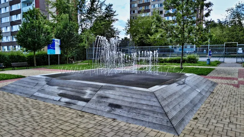 Fontána na sídlišti Petrovice