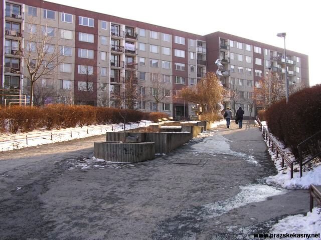 Fontána na sídlišti Barrandov
