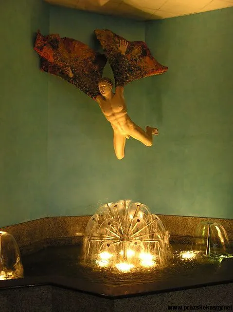 Fontána v hotelu Olympik