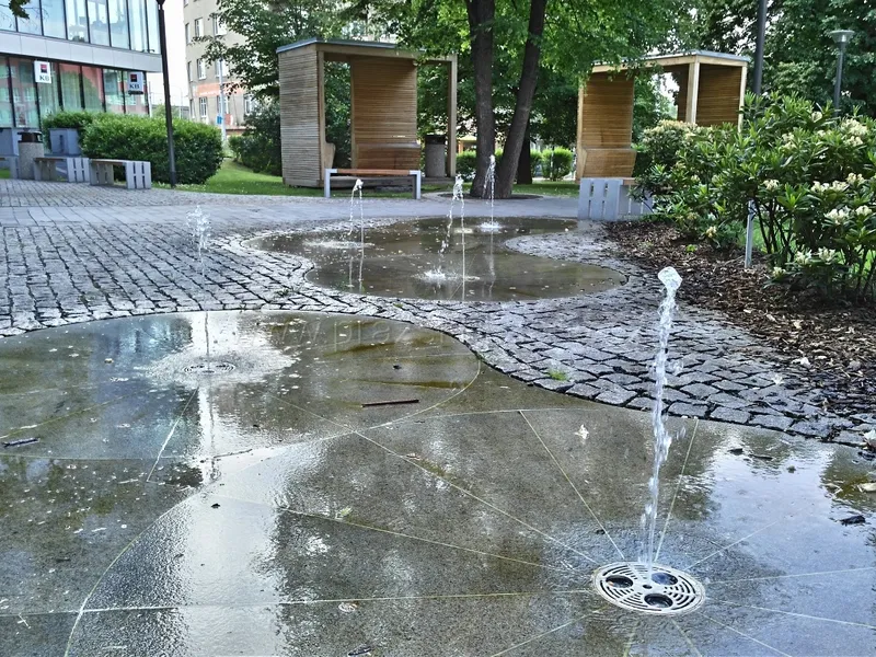 Fontána před Balabenka Office Building