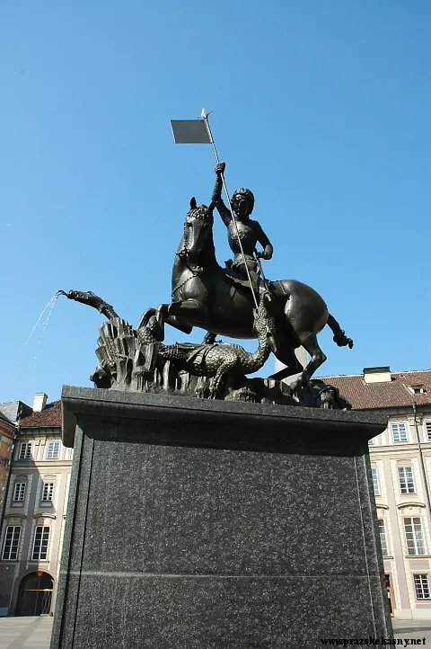 Fontána se sochou sv. Jiří