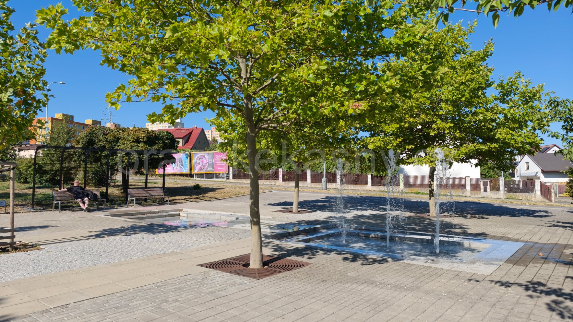 Fontána u hasičské zbrojnice