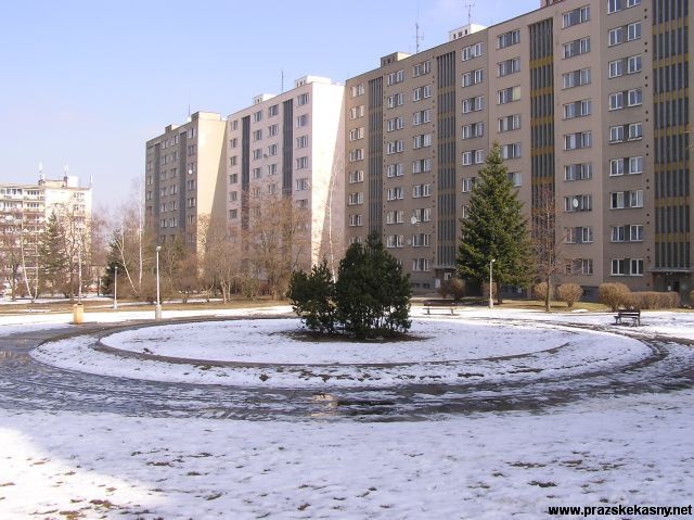 Zrušený vodotrysk na sídlišti Spořilov II